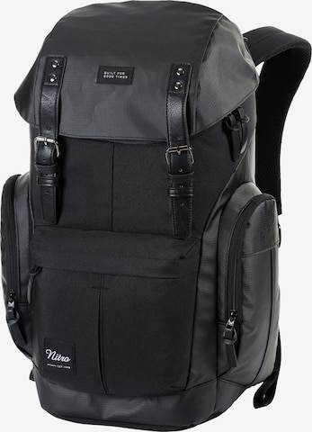NITRO Backpack in Black: front