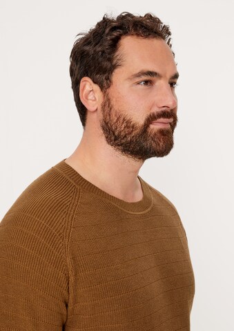 s.Oliver Men Big Sizes Pullover in Braun