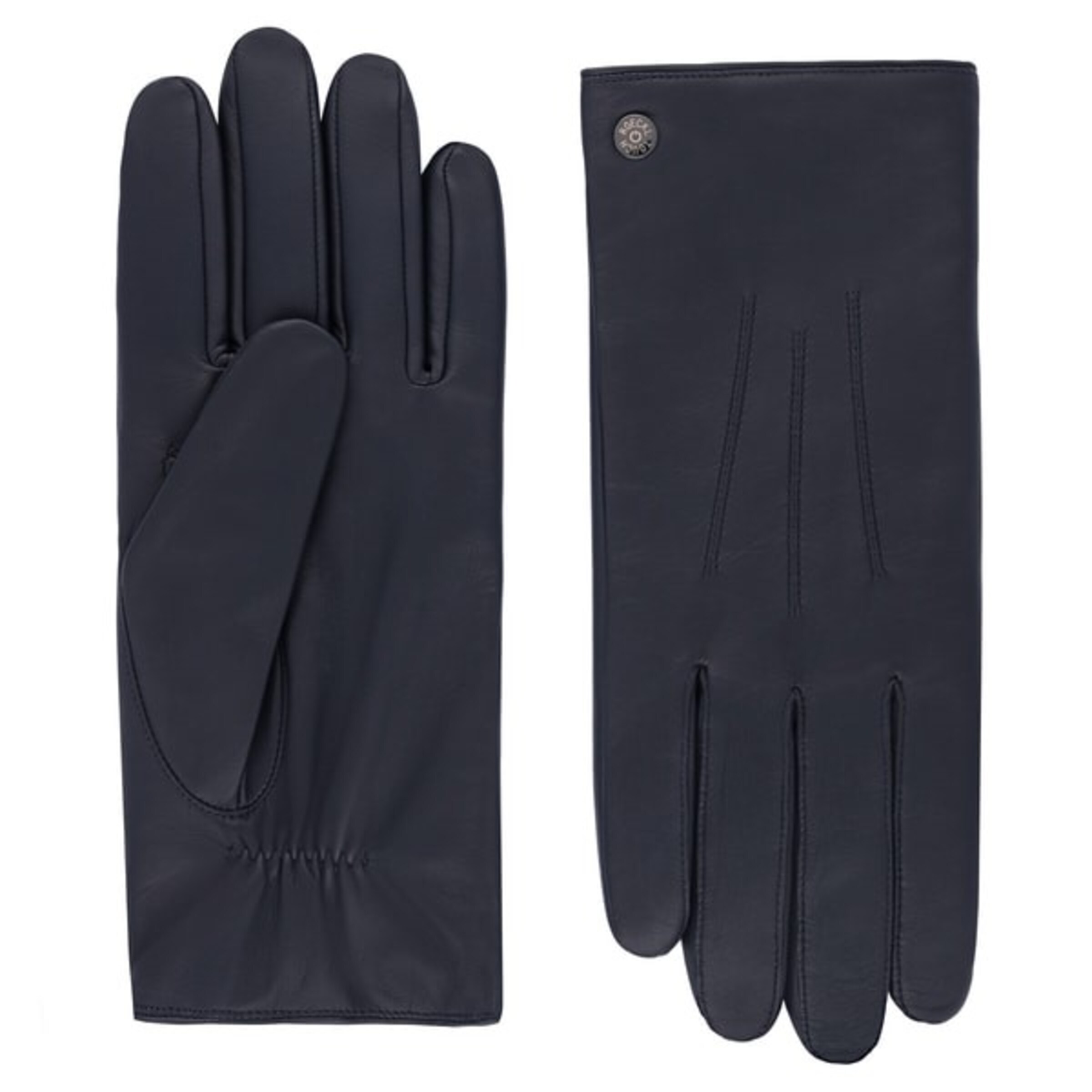 Roeckl Full Finger Gloves 'COBURG TOUCH' in Blue: front