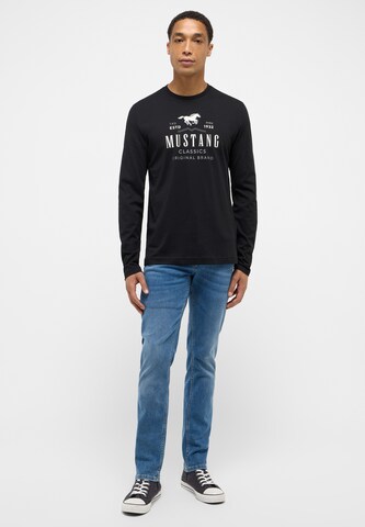 MUSTANG Shirt in Schwarz
