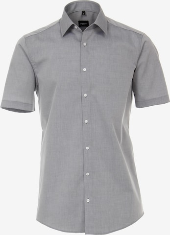 VENTI Slim fit Business Shirt in Grey: front