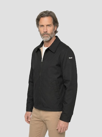 Schott NYC Between-Seasons Coat in Black