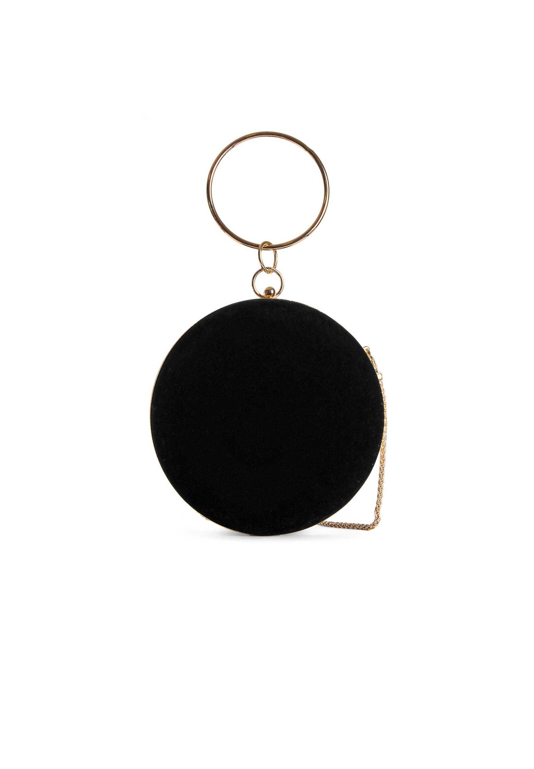 Kazar Clutch in Zwart: voorkant