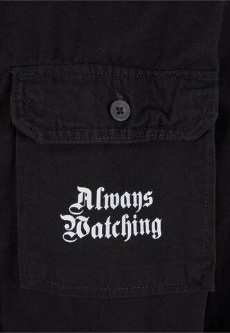 Comfort fit Camicia 'Always Watching' di Mister Tee in nero