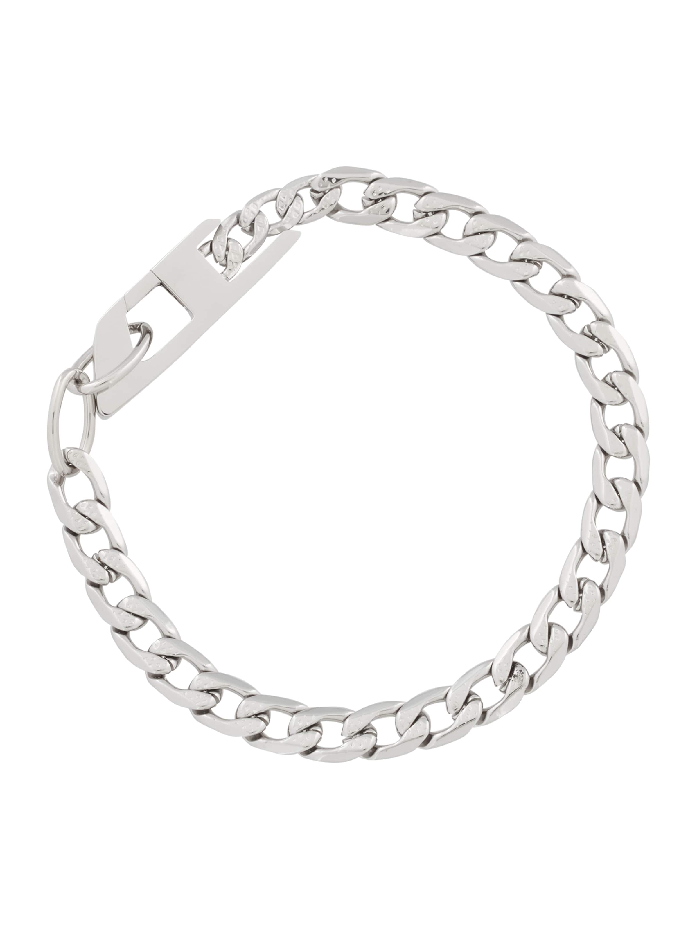 DIESEL Βραχιόλι σε ασημί