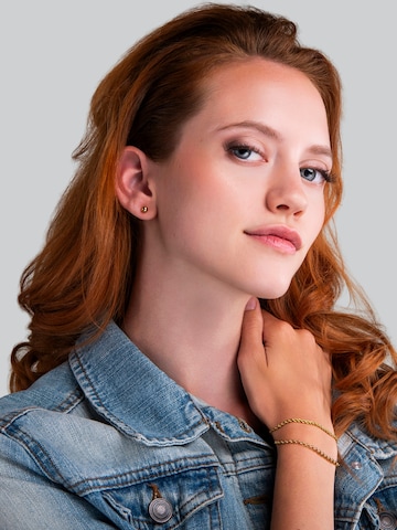 Amberz Oorbellen 'Aura' in Goud