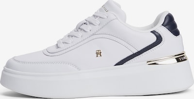 TOMMY HILFIGER Baskets basses en 36 en bleu marine / or / blanc, Vue avec produit