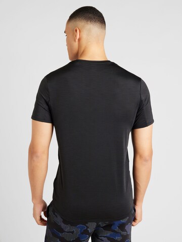 T-Shirt fonctionnel 'ATHLETE' Reebok en noir