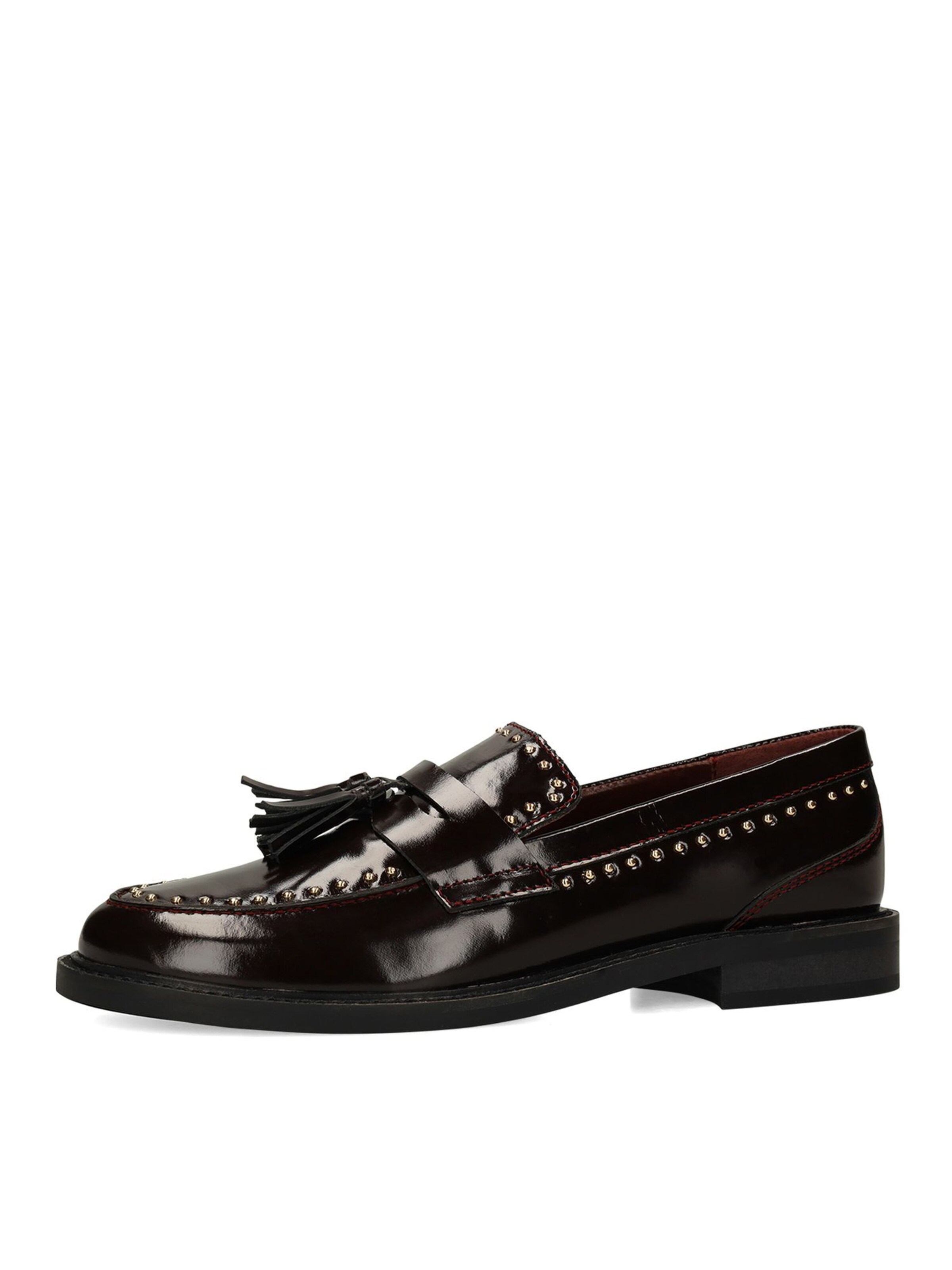 Mocassin MANFIELD en rouge : devant