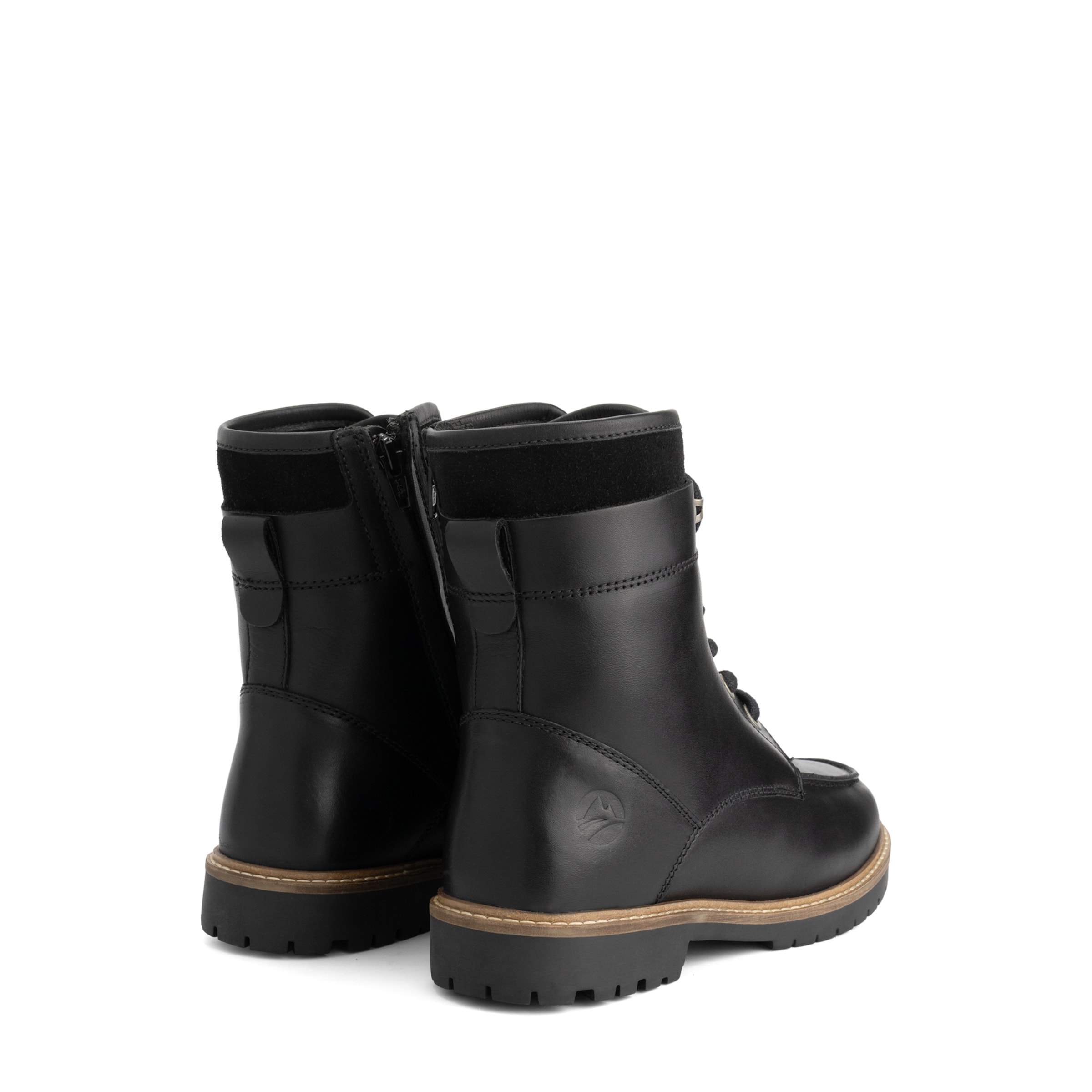 Bottines à lacets 'Tronstad' Travelin en noir