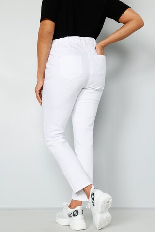 MIAMODA Slimfit Jeans in Weiß