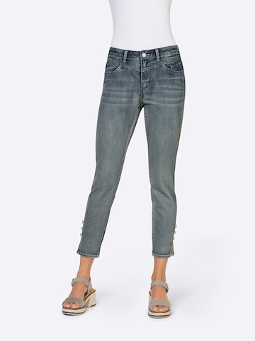 heine Regular Jeans in Blauw: voorkant