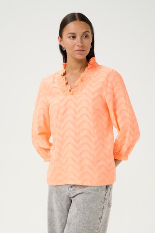 Kaffe Blouse 'Victoria' in Orange: front