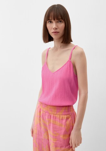 s.Oliver Top in Roze: voorkant