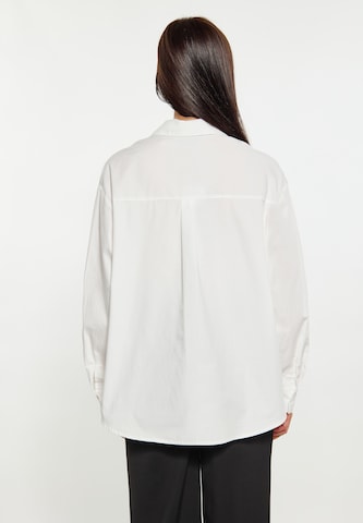 usha BLACK LABEL Blouse in White