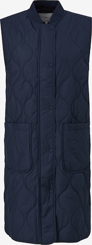 s.Oliver Vest in Blue: front