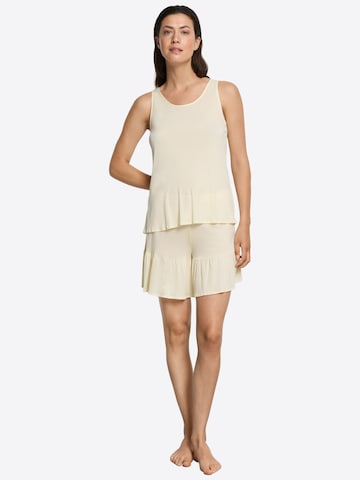 Shorty ' Isabella ' Hanro en jaune