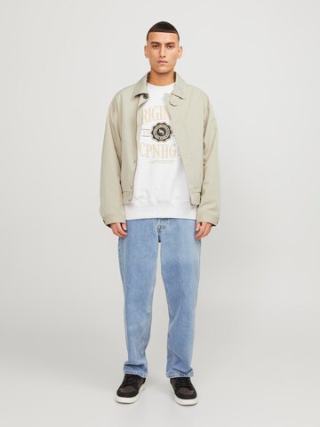 JACK & JONES Välikausitakki 'Santorini Harrington' värissä beige