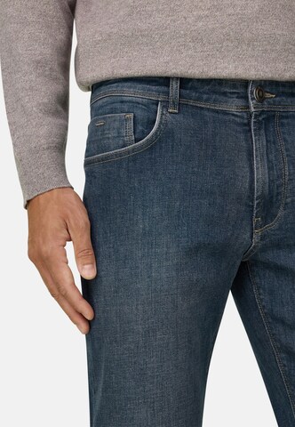 Boggi Milano Slimfit Jeans in Blauw: voorkant