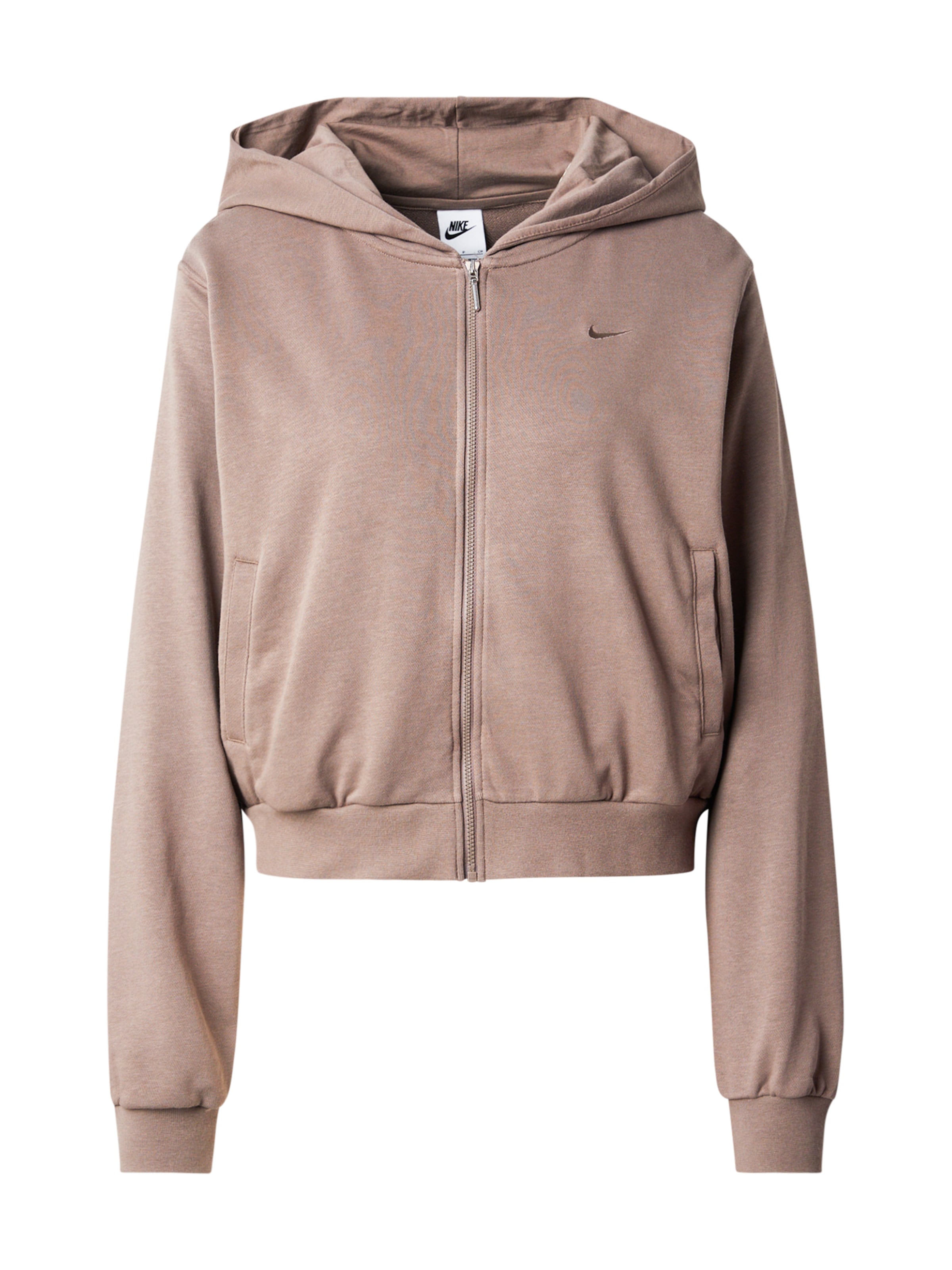 Nike Sportswear Zip-Up Hoodie in Cappuccino | ABOUT YOU