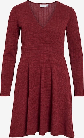 VILA Jurk 'VIMilja' in Rood: voorkant