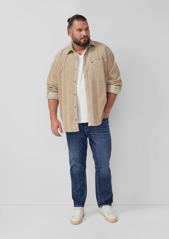 s.Oliver Men Big Sizes Shirt in White