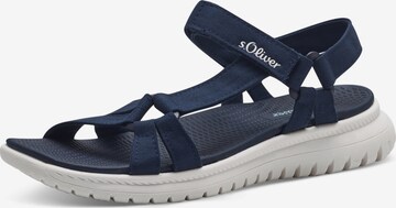 Sandales de randonnée s.Oliver en bleu : devant
