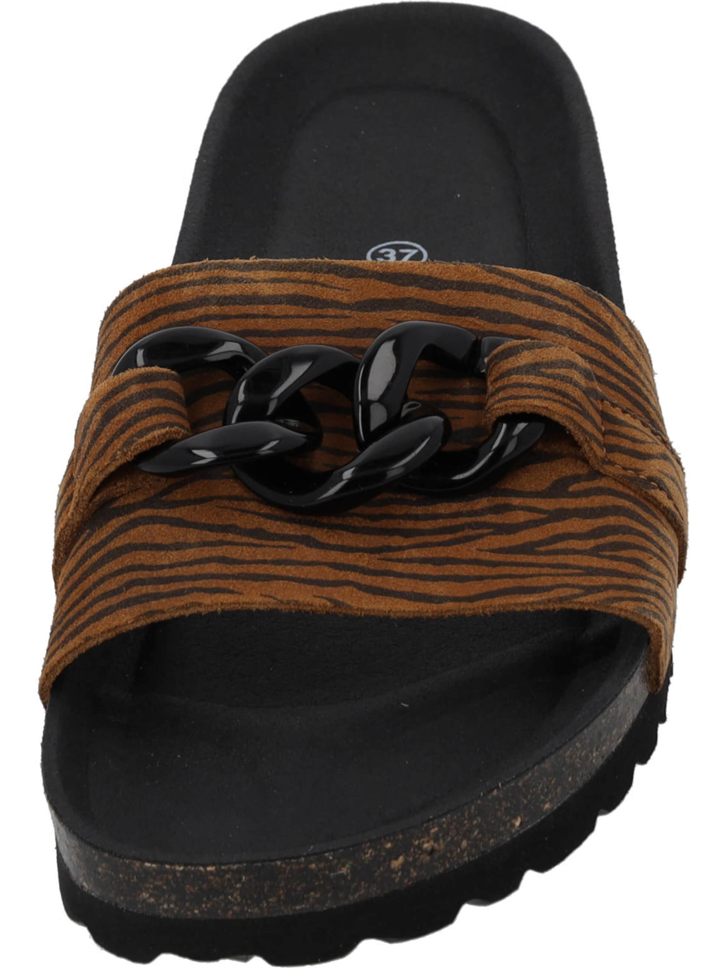 Palado - Zapatos abiertos 'Palado Gozo Zebra' en marrón