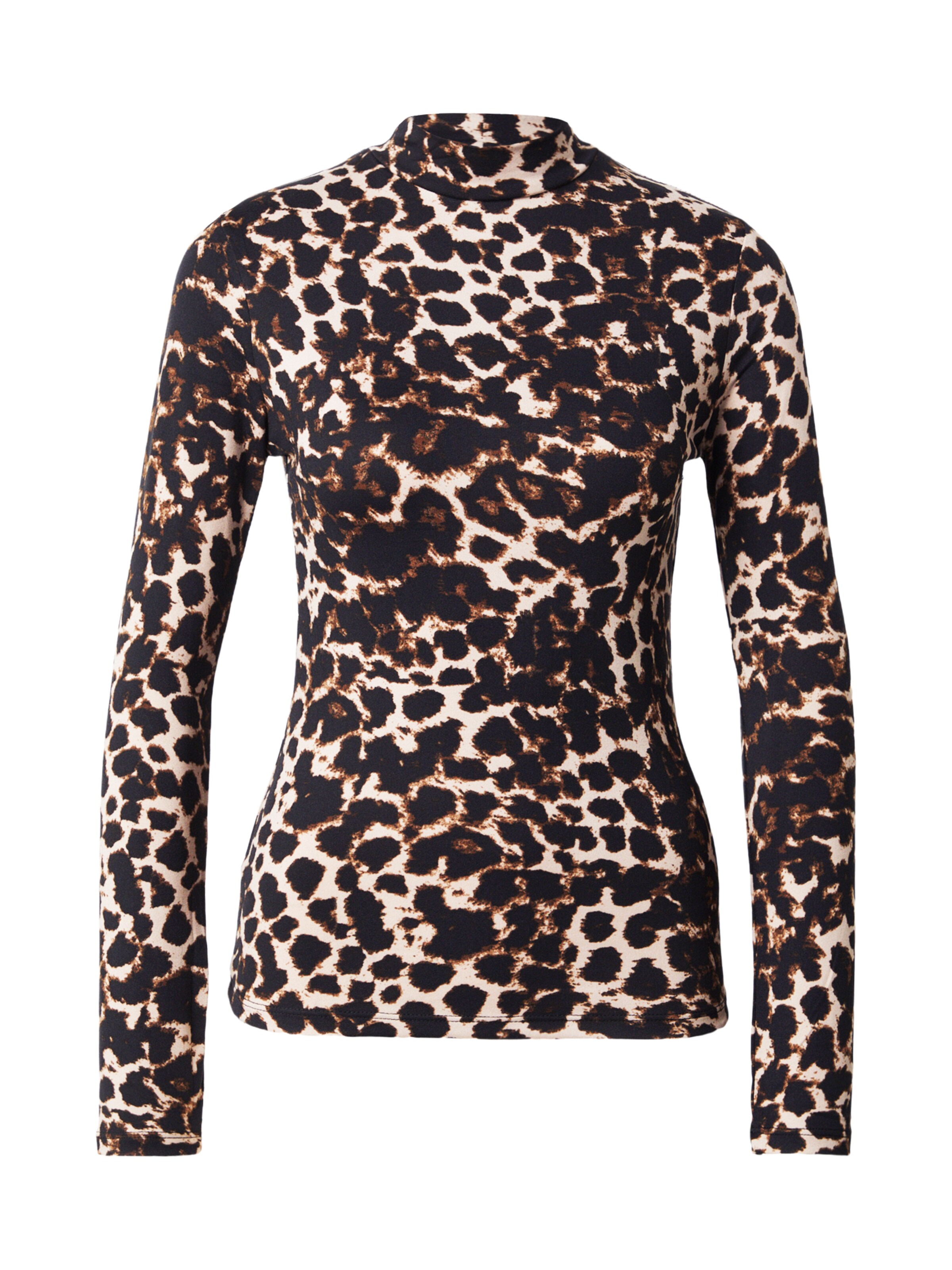 Hailys T-shirt 'Ki44mmy' en XS en écru / marron / noir, Vue avec produit