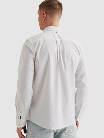 PME Legend Regular fit Skjorta 'Explorer Oxford shirt with button-down collar' i vit