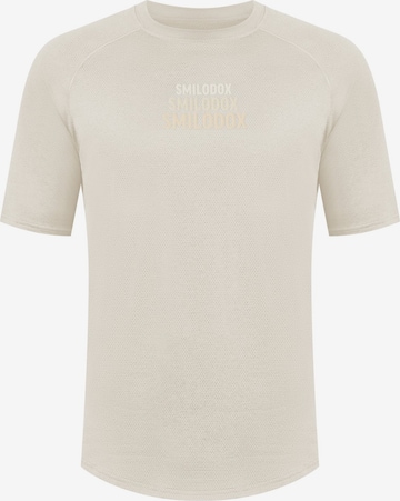 Smilodox Shirt ' Powerfit Triple ' in Wit: voorkant