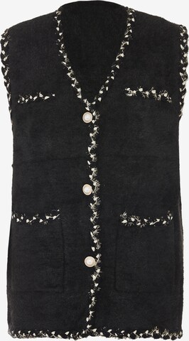 ZITHA Vest in Black: front