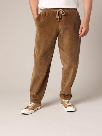 Deeluxe Regular Broek 'Leandre' in Beige: voorkant