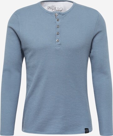 Key Largo Shirt 'SANDRO' in Blauw: voorkant