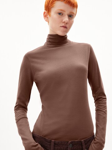 ARMEDANGELS Shirt 'GRAZILIA' in Brown