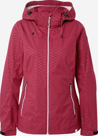 KILLTEC Outdoor Jacket 'Kos' in Pink: front
