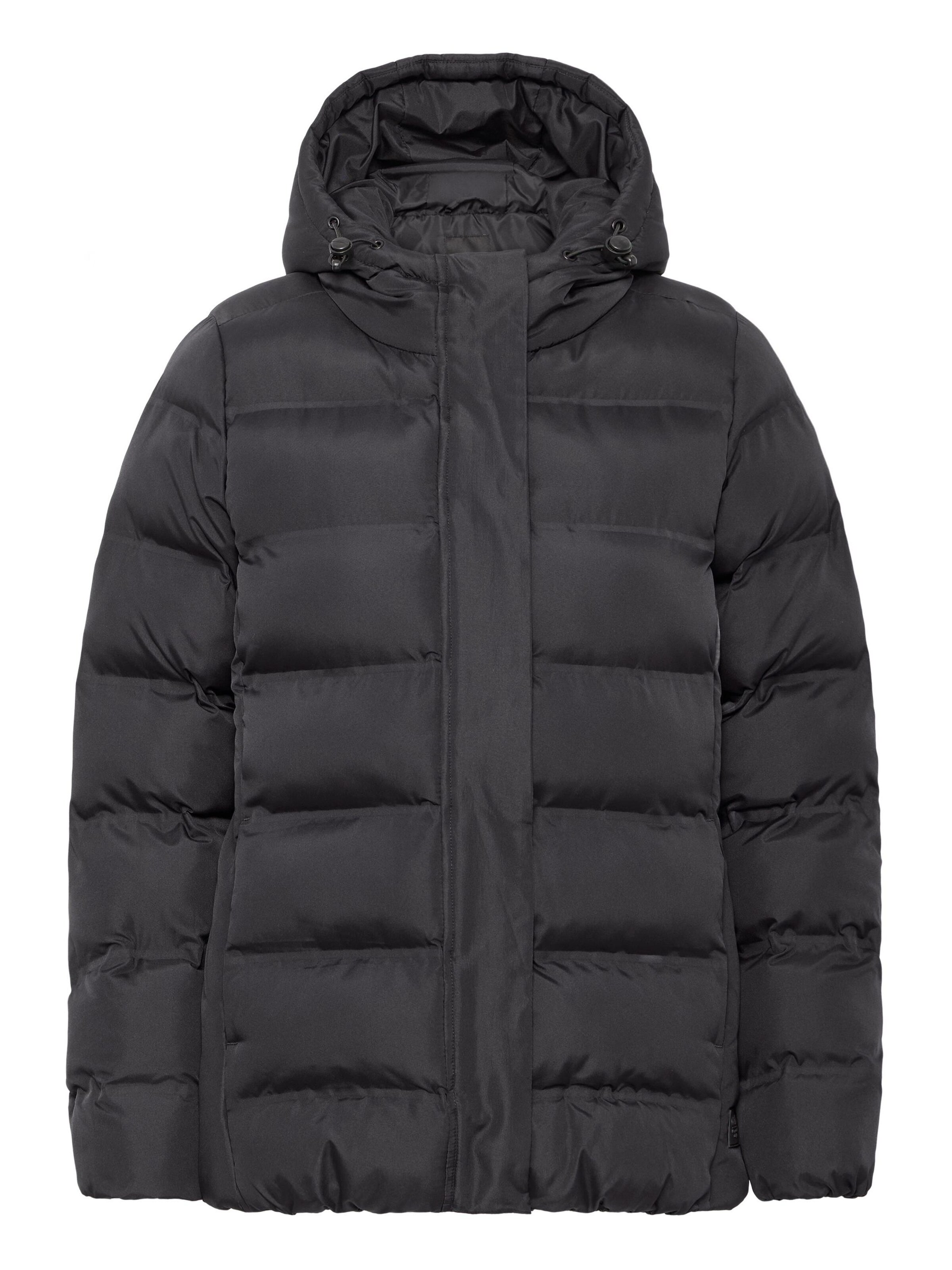 Oxmo Between-Season Jacket in Black: front