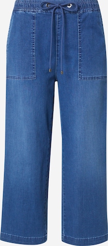 mėlyna MAC Plačios klešnės Džinsai: priekis