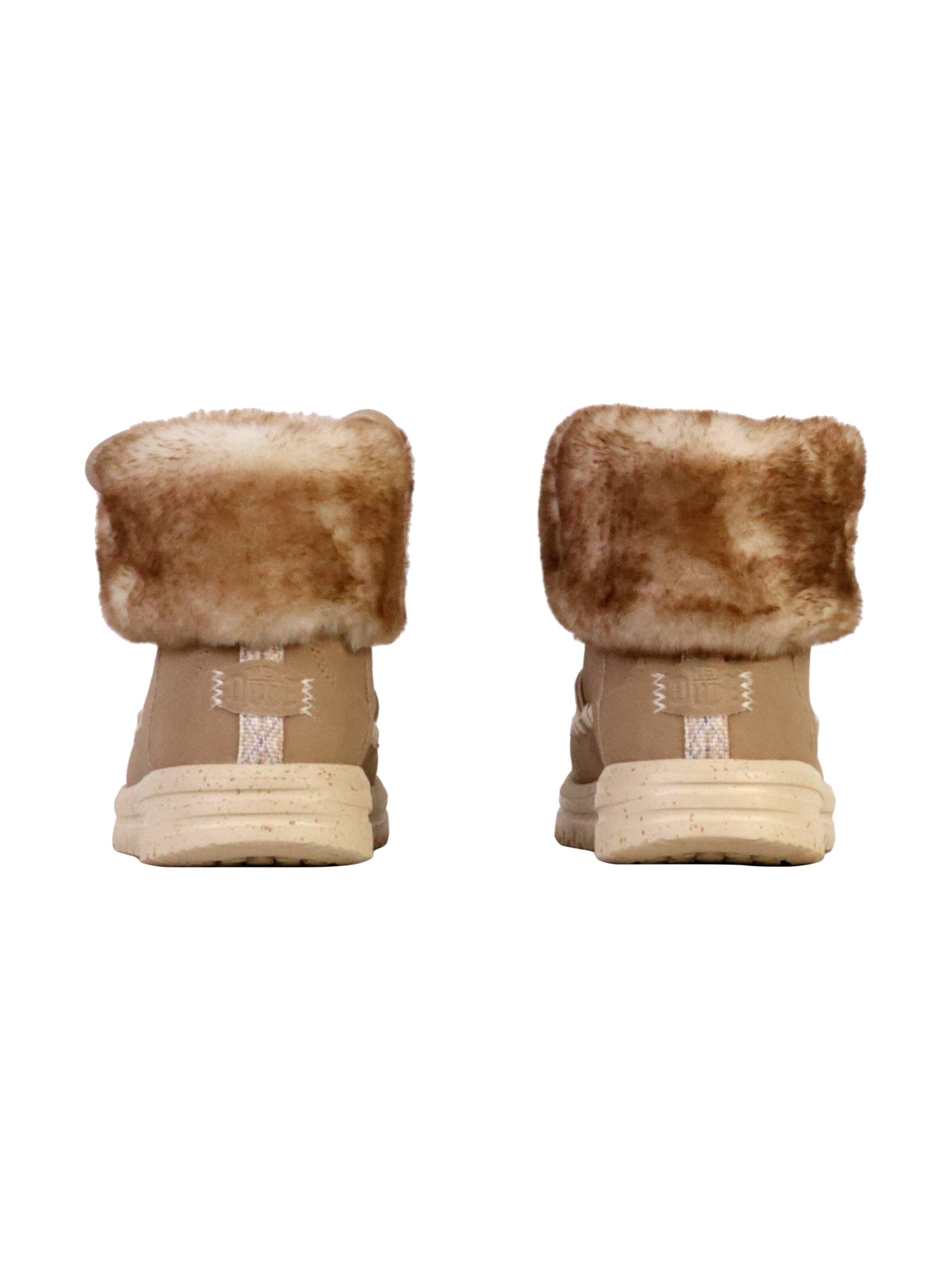 HEY DUDE Booties in Beige