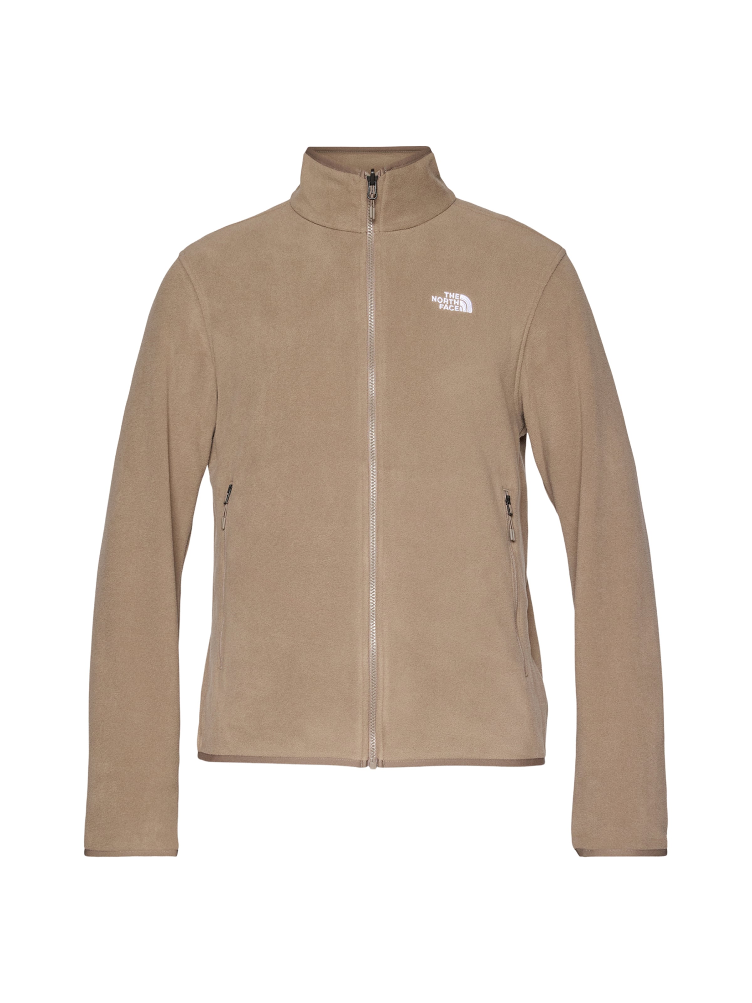 THE NORTH FACE Funktionsfleecejacke 'Glacier' in Braun: Vorderseite