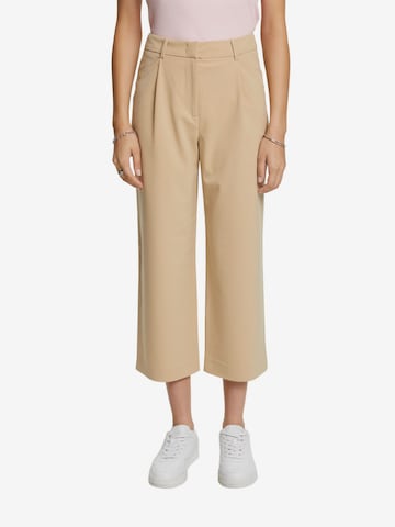 ESPRIT Regular Broek in Beige: voorkant