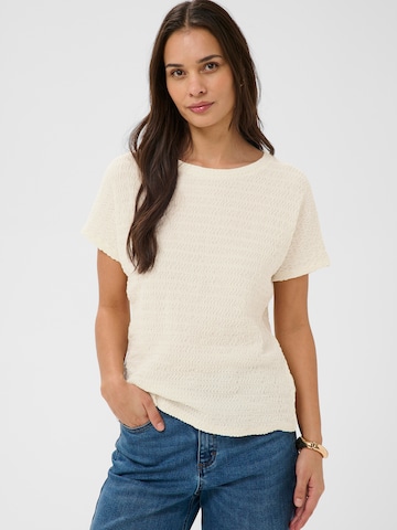 Kaffe T-Shirt 'KAfelicity' in Weiß: Vorderseite