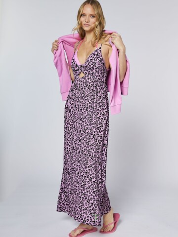 CHIEMSEE Dress ' mit Smokdetail im Rücken ' in Purple