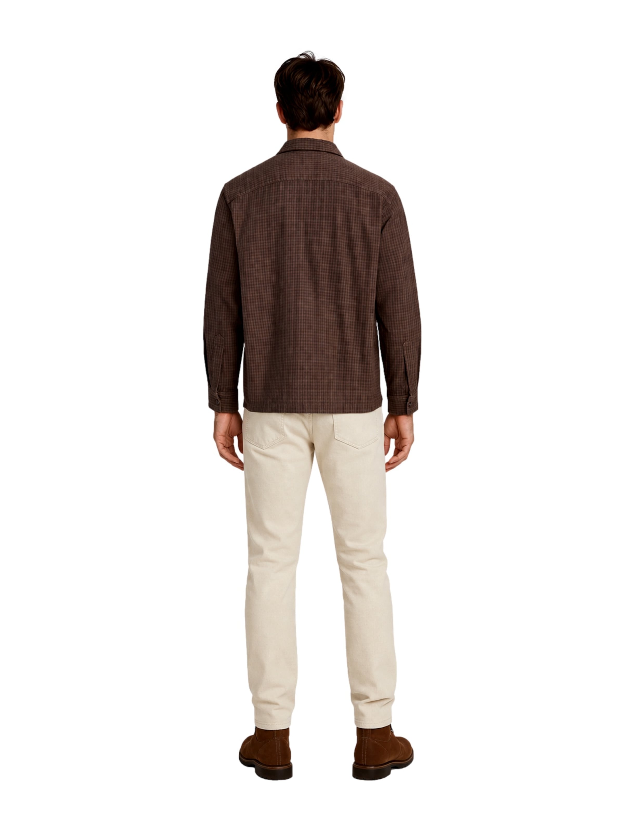 JACK & JONES Comfort Fit Hemd 'Blucaleb' in Braun