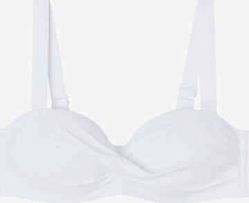 CALZEDONIA Bikini Top 'Indonesia' in White: front