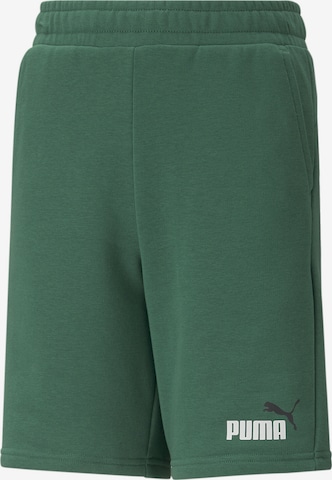 PUMA - Pantalón en verde: frente