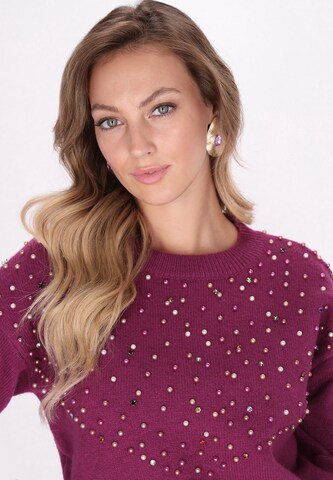 faina Sweater in Purple