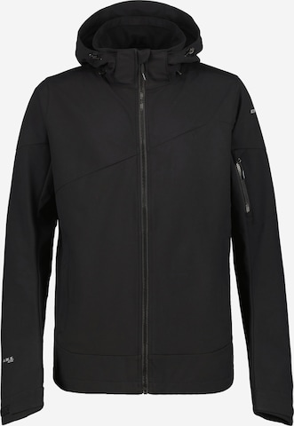 ICEPEAK Winterparka in Schwarz: Vorderseite