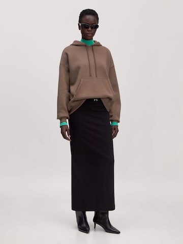 EDITED Bluzka sportowa 'Romy hoody' w kolorze brązowy