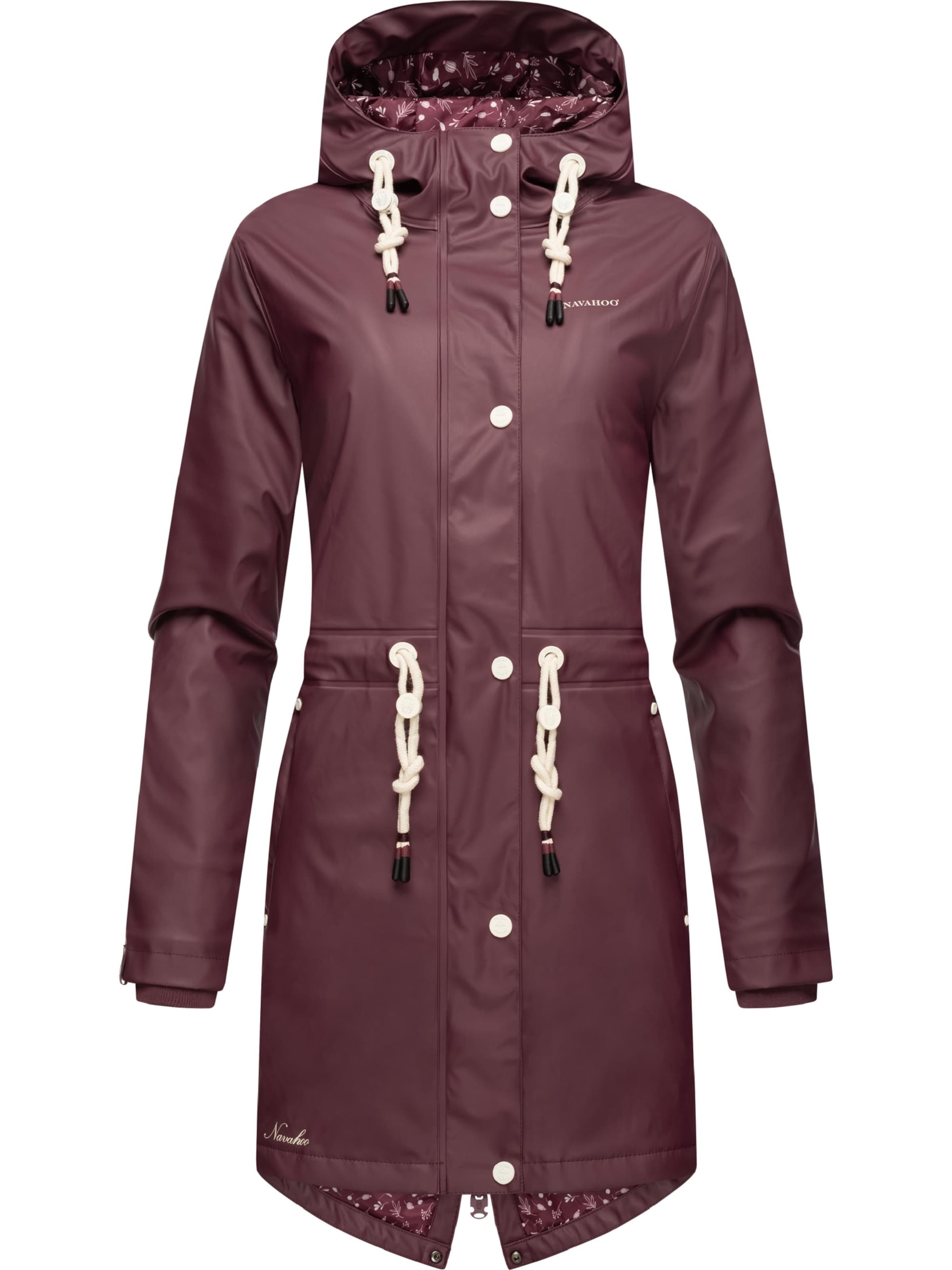 NAVAHOO Funkčná bunda 'Flower of Ocean' - Červená